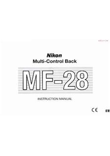 Nikon MF 28 manual. Camera Instructions.